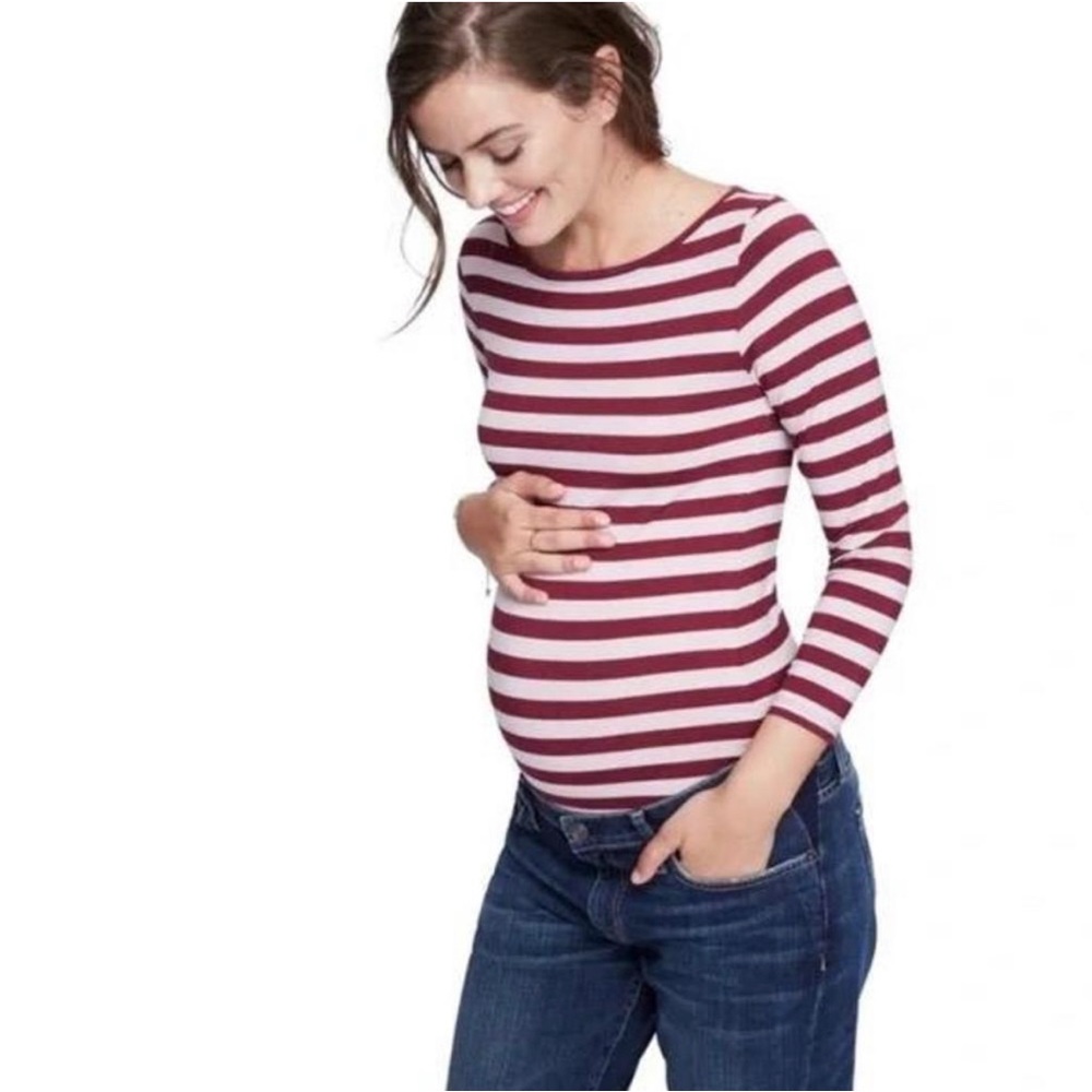 Hatch x J Crew M modal striped shirt